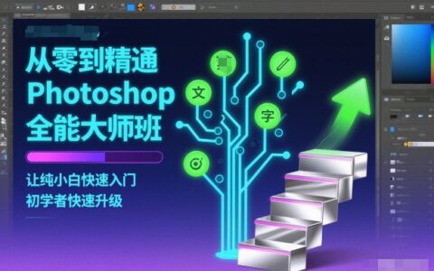 Photoshop从零到精通实操教程：新手快速入门与变现指南