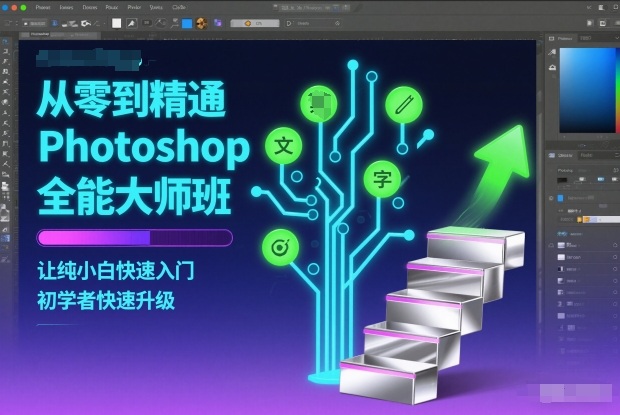 Photoshop从零到精通实操教程：新手快速入门与变现指南