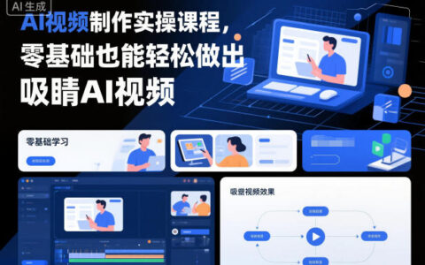 AI视频变现实操课程：零基础快速制作吸睛视频的完整指南