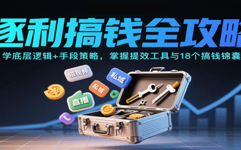 被动收入全攻略：学底层逻辑+实操策略，掌握提效工具与18个变现方法（更新11月）