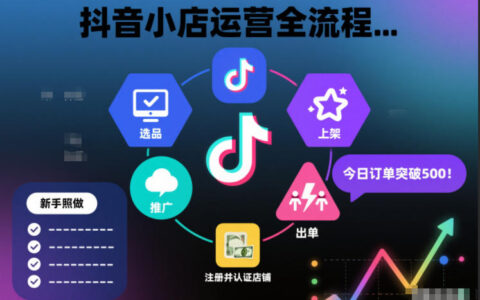 抖音小店运营全流程：从开通到变现的实操指南，新手高效上手
