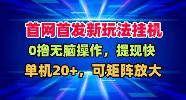 全网独家被动收入策略：系统自动变现实操，单机收益案例，可矩阵扩展，长期稳定运行