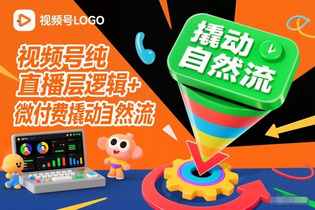2025视频号纯直播玩法：微付费激活自然流量变现攻略