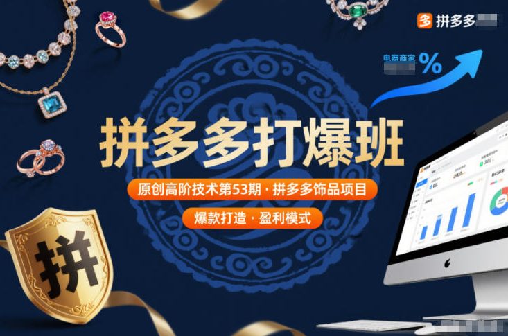 2025拼多多饰品项目高阶实战教程第53期