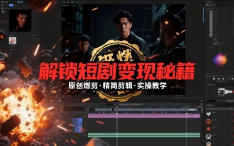 2025短剧拉新原创剪辑实战课：短剧变现方法拆解