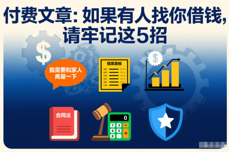 2025如果有人找你借钱，这5个变现策略请牢记