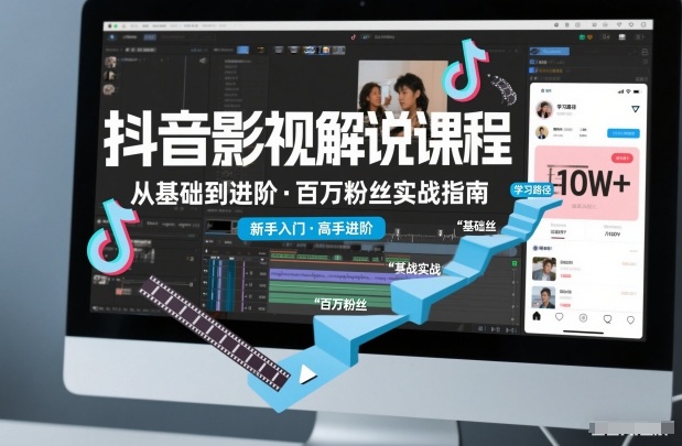 抖音影视解说实操指南：基础到进阶全攻略，新手与高手都能掌握的变现策略