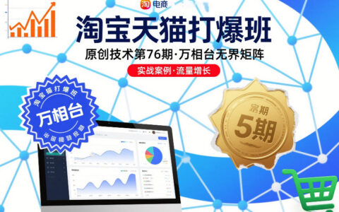 2025淘宝天猫爆款策略教程第76期：万相台无界矩阵实操