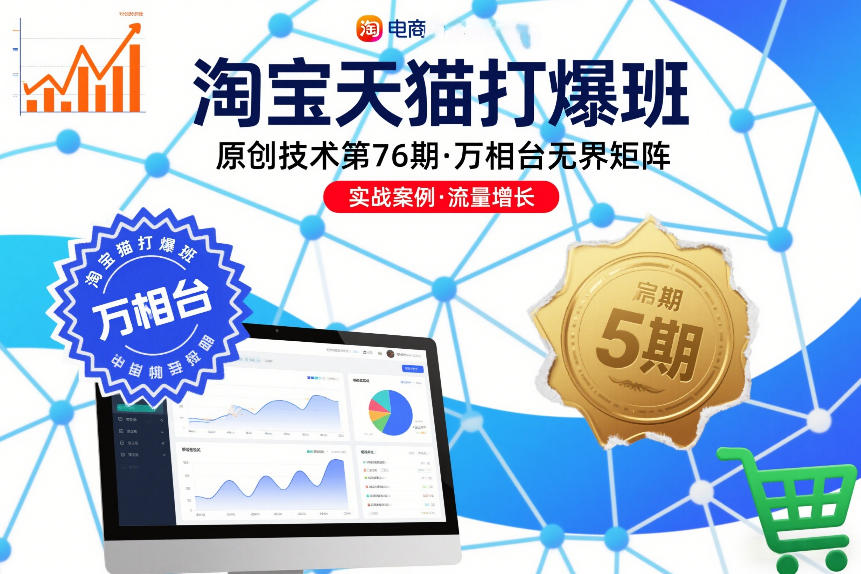 2025淘宝天猫爆款策略教程第76期：万相台无界矩阵实操