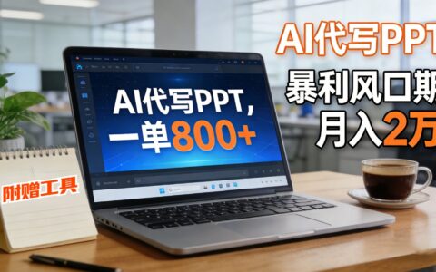 AI代写PPT变现攻略：实测方法附赠工具与提示词指南