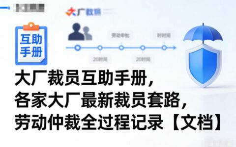 2025大厂裁员应对策略与劳动仲裁实战指南【文档】