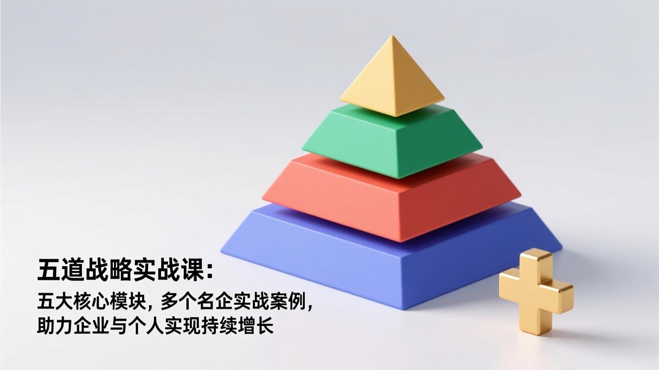 五道战略实战课：五大模块实操指南，多企业案例助力企业与个人增长变现