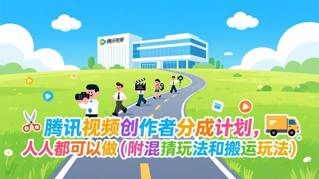 腾讯视频创作者分成计划实操指南（附剪辑技巧与内容策略）