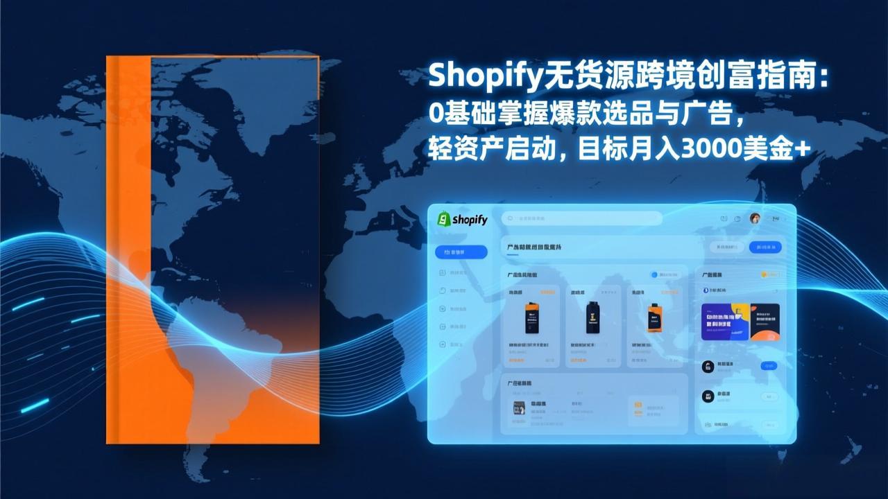 Shopify高效策略实战：从选品到广告投放，复制盈利模型，驱动独立站销售额提升