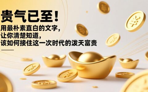 机会来临：用朴素文字，清晰拆解如何抓住这个时代的被动收入方法