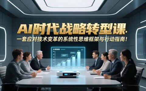 AI时代战略转型实战指南：系统性思维框架与盈利行动策略！
