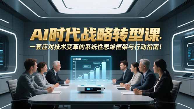 AI时代战略转型实战指南：系统性思维框架与盈利行动策略！