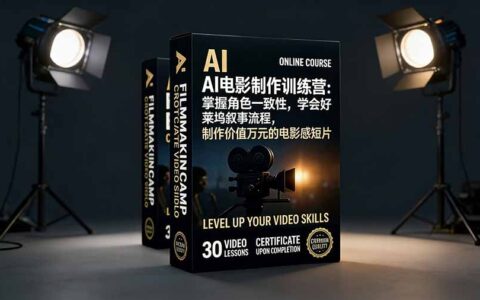 AI电影制作训练营：实战掌握角色一致性，学会好莱坞叙事流程，打造变现电影感短片
