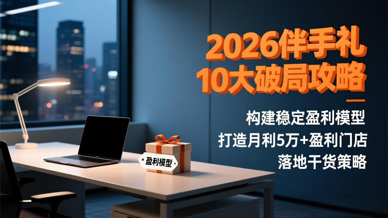 2026伴手礼10大破局攻略：构建稳定盈利模型，打造盈利门店落地实操策略
