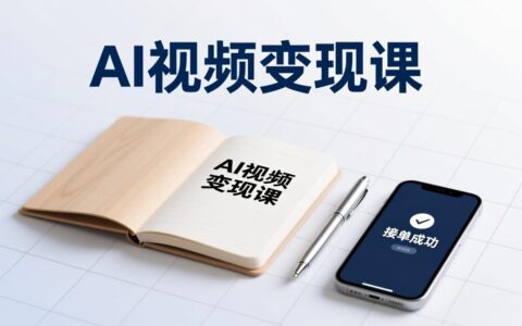 AI视频变现实战指南：掌握创作技能接商单，增加副业收入