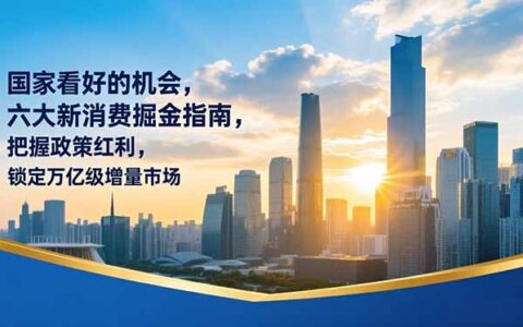 政策支持的机遇：六大新消费变现指南，把握政策红利，探索万亿级增量市场