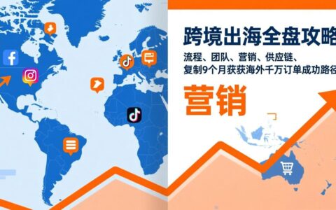 跨境出海实战攻略：流程、团队、营销与供应链实操，9个月海外订单增长案例拆解