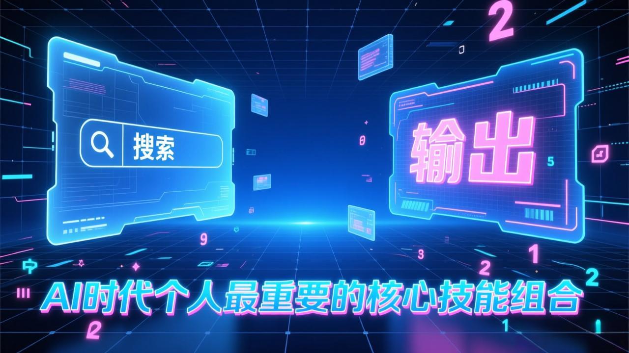 AI时代被动收入实战：输出能力与搜索能力的核心技能组合指南