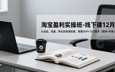 淘宝变现实战课程：12月线下班，从选品、流量、转化到渠道拓展的SOP+12技术指南（音频+字幕）