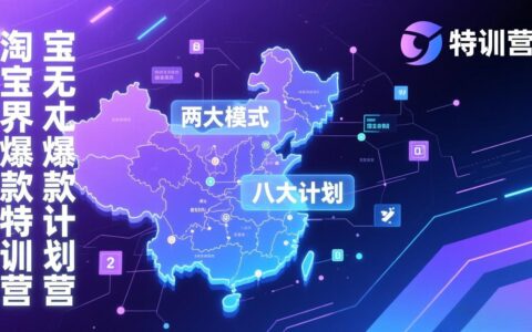 淘宝无界变现实战营：2026年1月杭州线下课程，3天拆解两大模式八大计划体系