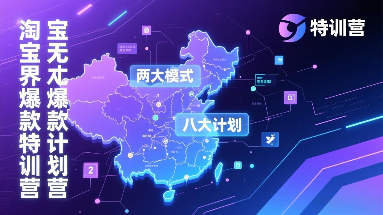 淘宝无界变现实战营：2026年1月杭州线下课程，3天拆解两大模式八大计划体系