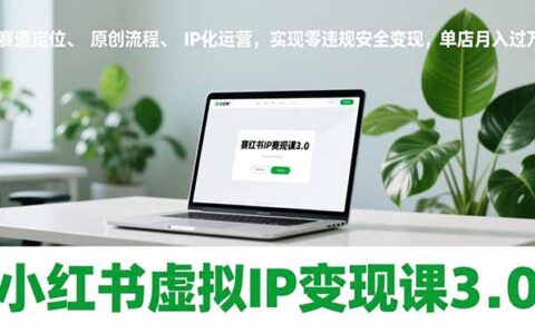 小红书虚拟IP变现实操指南：赛道定位、原创流程与IP化运营，安全变现策略