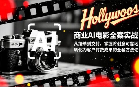 商业AI电影实战指南：从接单到交付，掌握创意变现的全套方法
