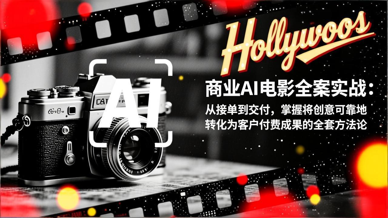 商业AI电影实战指南：从接单到交付，掌握创意变现的全套方法