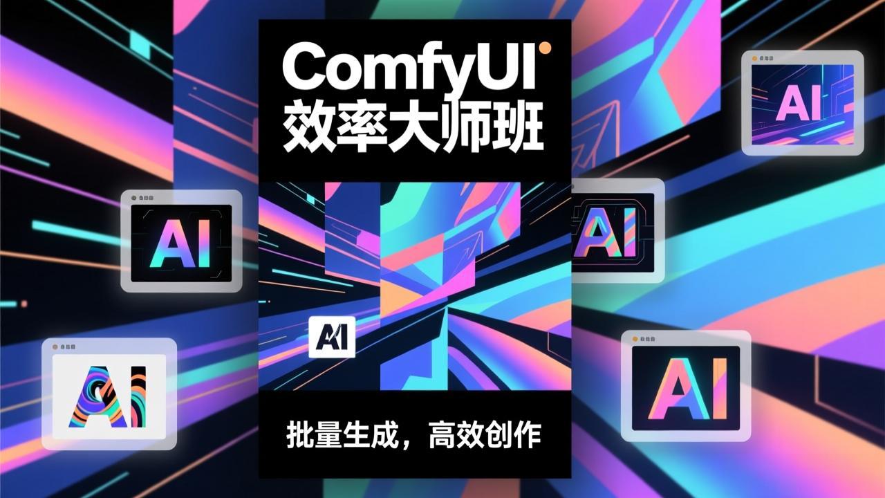 ComfyUI高效工作流教程：批量生成与变现策略，实测提升AI出图收入潜力