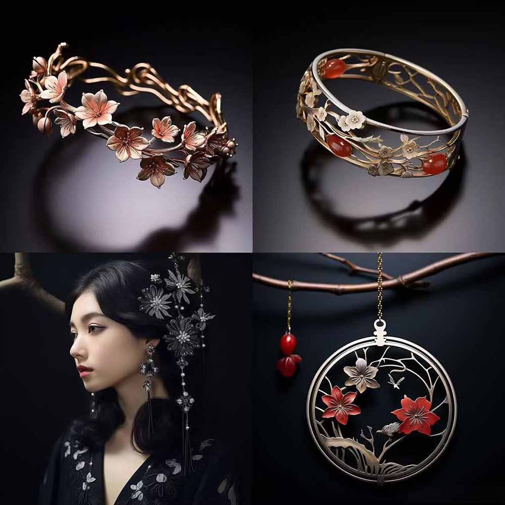 珠宝AI摄影变现实战指南：460+专业Midjourney提示词与效果图全品类拆解