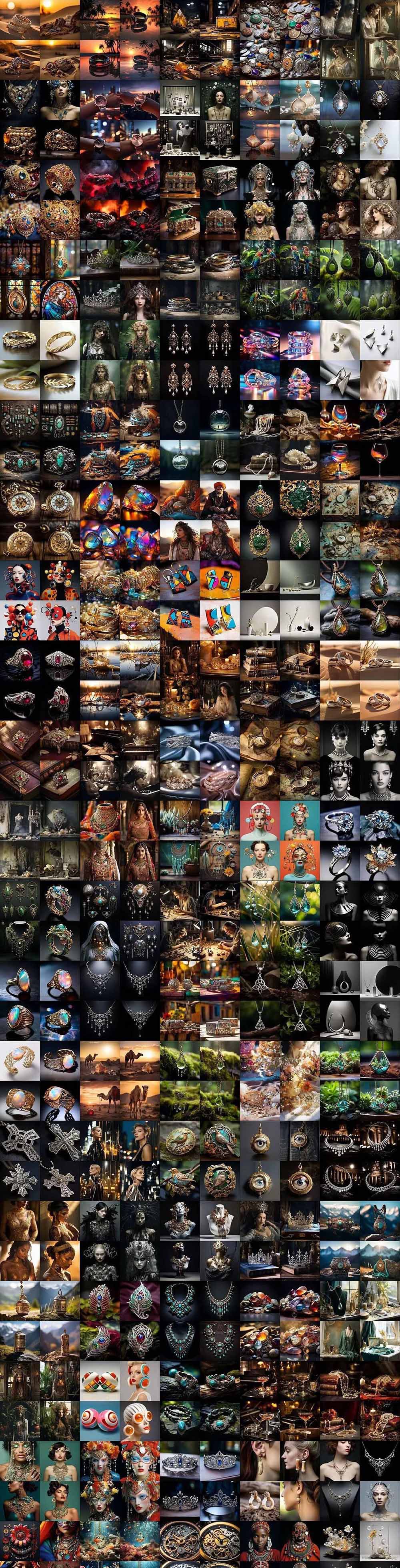 珠宝AI摄影变现实战指南：460+专业Midjourney提示词与效果图全品类拆解