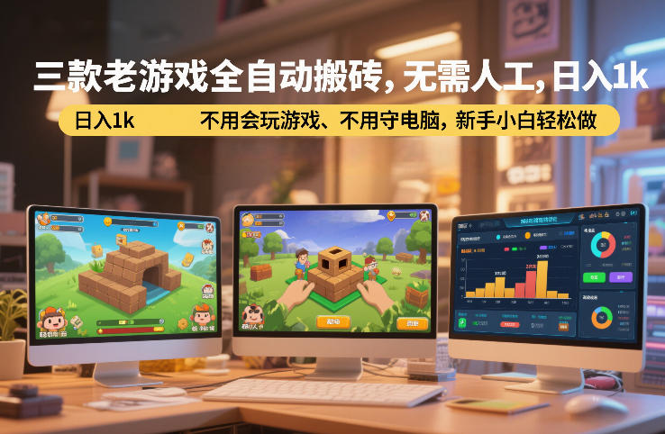 三款老游戏被动收入策略：无需经验、无需值守，新手轻松上手实操指南