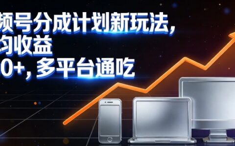 2025视频号分成计划实测思路：多平台收益策略拆解