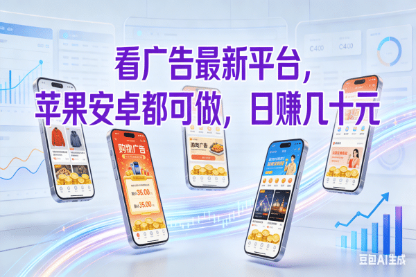 实测广告赚钱新方法：苹果安卓通用，轻松获取额外收入攻略
