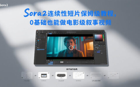 Sora2连续短片实操指南：零基础打造电影级视频变现方法