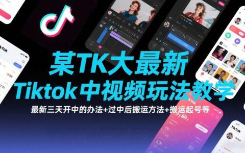 TikTok达人实测视频玩法教程：三天高效启动策略 + 内容复用技巧 + 账号增长指南