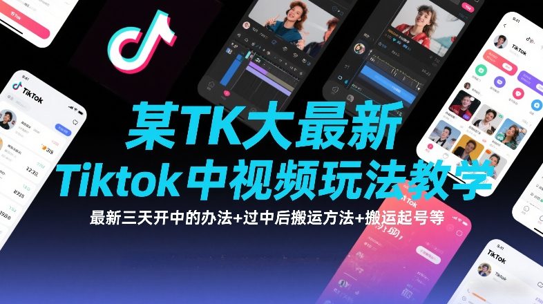 TikTok达人实测视频玩法教程：三天高效启动策略 + 内容复用技巧 + 账号增长指南