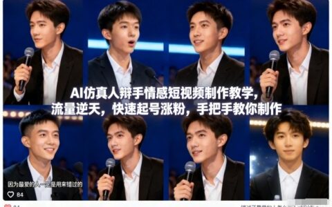 AI仿真人辩手情感短视频实操指南：流量策略、涨粉技巧与变现案例拆解