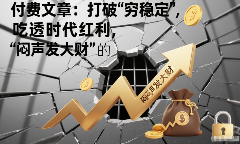 付费文章：打破穷稳定，吃透时代红利，被动收入实战指南