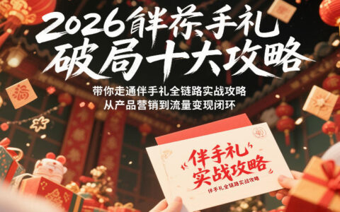 2026伴手礼全链路变现实战指南：十大策略从产品营销到流量闭环