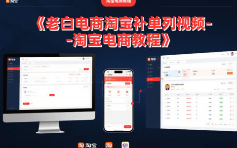 2025老白电商淘宝订单优化实战教程-淘宝电商变现指南