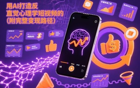2025AI实战：反直觉心理学短视频的流量策略与变现指南