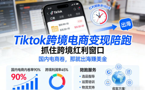 TikTok跨境电商变现实战：抓住跨境红利，出海盈利策略指南