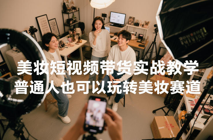 2025美妆短视频带货实操指南：普通人也能入门的变现方法
