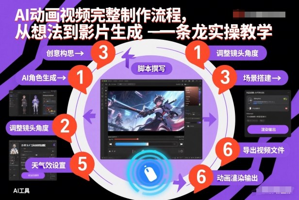 2025AI动画视频变现完整教程：从构思到生成实操指南